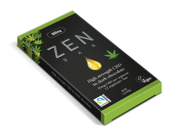 Dark Chocolate CBD Bar [600mg] [20mg/£ - 35mg/£]